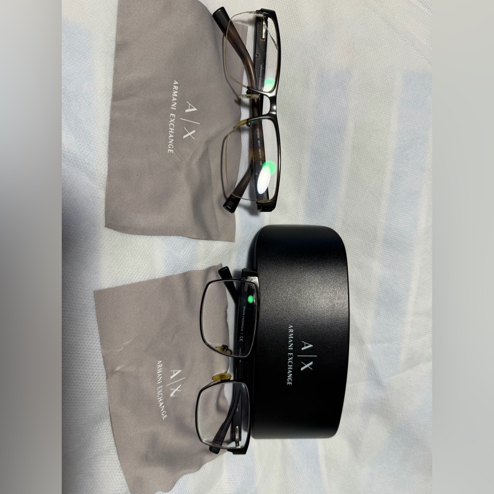 Armani Exchange Black and Brown Glasses Collection